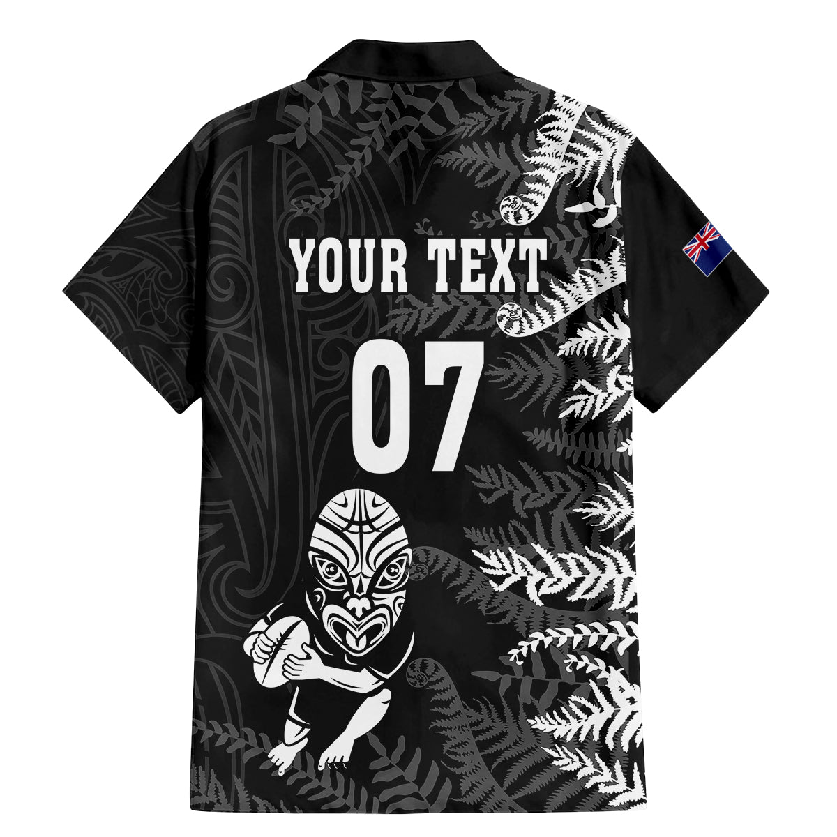 Personalised New Zealand Rugby Family Matching Mermaid Dress and Hawaiian Shirt Silver Fern Basic 2023 World Cup LT7 - Polynesian Pride