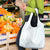 White Sunday Grocery Bag Plumeria Tatau Mix Tapa