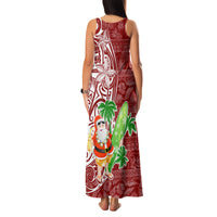 Hawaii Christmas Mele Kalikimaka Family Matching Tank Maxi Dress and Hawaiian Shirt Santa Claus LT7 - Polynesian Pride