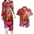 Papua New Guinea Christmas Couples Matching Long Sleeve Bodycon Dress and Hawaiian Shirt Bird-of-Paradise Special LT7 Red - Polynesian Pride