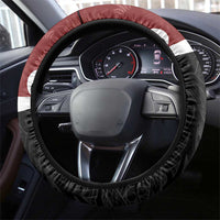 New Zealand Maori Christmas Steering Wheel Cover Xmas Fern Mix Kowhawhai LT7 - Polynesian Pride