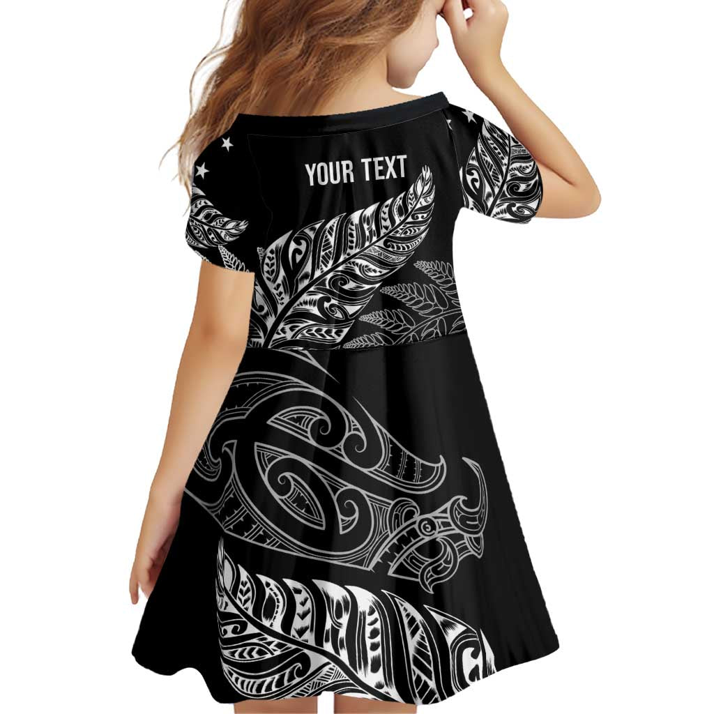 Aotearoa Personalized Lawn Bowls Maori Family Matching Off Shoulder Maxi Dress and Hawaiian Shirt New Zealand Black Tribal Silver Fern LT7 - Polynesian Pride
