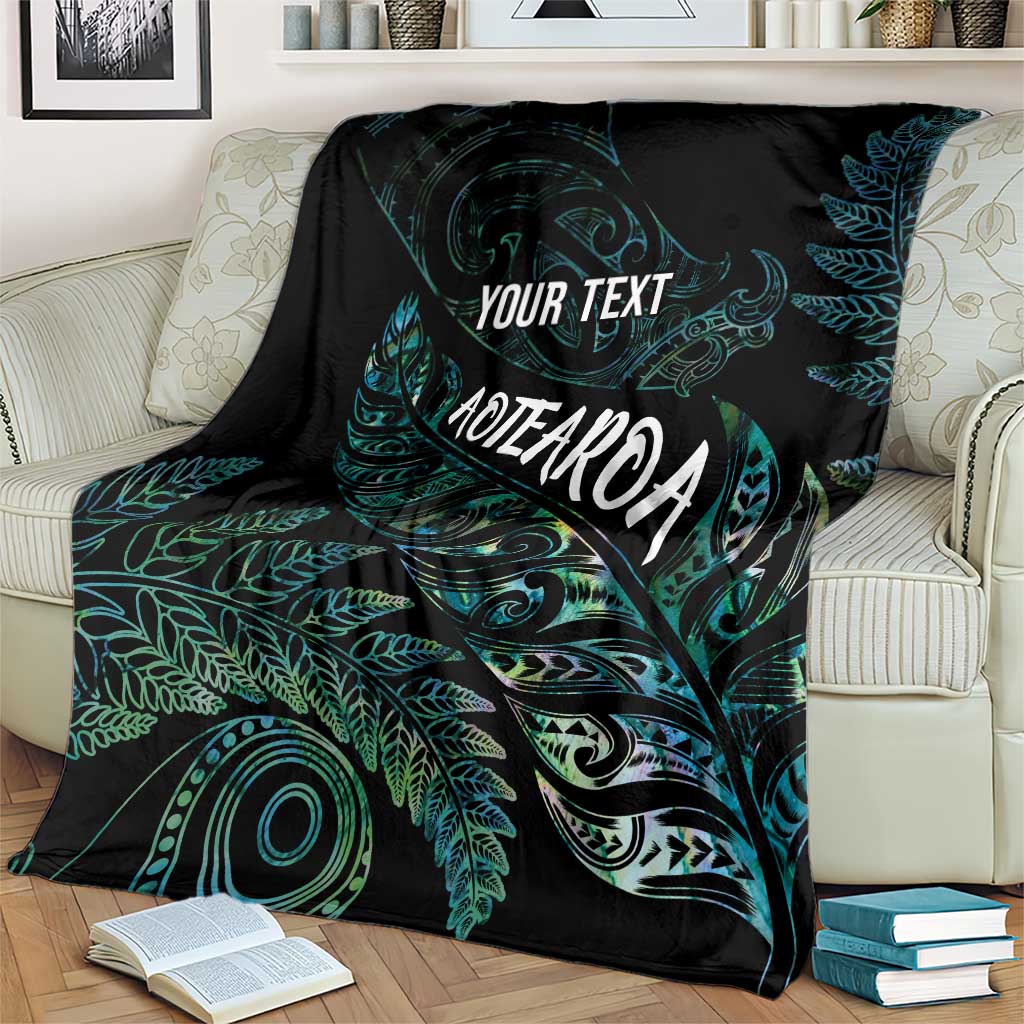 Aotearoa Personalized Lawn Bowls Maori Blanket New Zealand Paua Shell Tribal Silver Fern - Polynesian Pride