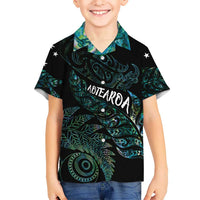 Aotearoa Personalized Lawn Bowls Maori Hawaiian Shirt New Zealand Paua Shell Tribal Silver Fern - Polynesian Pride
