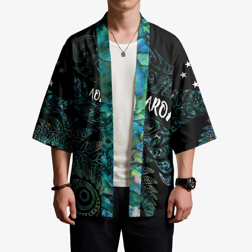 Aotearoa Personalized Lawn Bowls Maori Kimono New Zealand Paua Shell Tribal Silver Fern - Polynesian Pride
