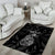 Personalised Maori Waitangi Area Rug New Zealand Silver Fern Mix Kowhai Flowers LT7 - Polynesian Pride