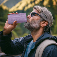 Vintage Violet Hawaiian Traditional Kapa Mix Flowers Lei 4 in 1 Can Cooler Tumbler