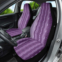Vintage Violet Hawaiian Traditional Kapa Mix Flowers Lei Car Seat Cover