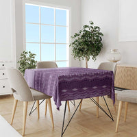 Vintage Violet Hawaiian Traditional Kapa Mix Flowers Lei Tablecloth