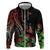 Aloha Hawaii Manta Rays Hoodie Red Ohia Lehua