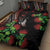 Aloha Hawaii Manta Rays Quilt Bed Set Red Ohia Lehua