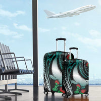 Aloha Hawaii Monk Seal Luggage Cover Mix Ohia Lehua