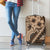 Bula Fiji Luggage Cover Mocha Brown Kaivity Masi Tapa