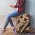 Bula Fiji Luggage Cover Mocha Brown Kaivity Masi Tapa