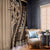Bula Fiji Window Curtain Mocha Brown Kaivity Masi Tapa