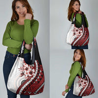 Bula Fiji Grocery Bag White Kaivity Masi Tapa