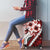 Bula Fiji Luggage Cover White Kaivity Masi Tapa