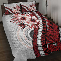 Bula Fiji Quilt Bed Set White Kaivity Masi Tapa