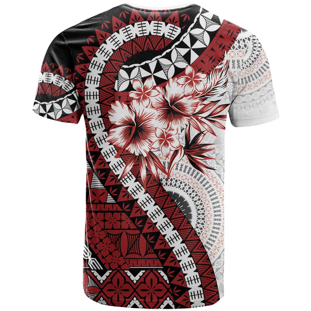 Bula Fiji T Shirt White Kaivity Masi Tapa
