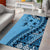 Bula Fiji Area Rug Turquoise Kaivity Masi Tapa