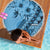 Bula Fiji Beach Blanket Turquoise Kaivity Masi Tapa