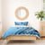 Bula Fiji Bedding Set Turquoise Kaivity Masi Tapa