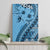 Bula Fiji Canvas Wall Art Turquoise Kaivity Masi Tapa