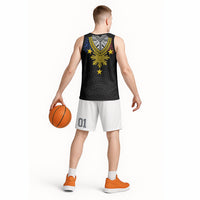 Philippines Heritage Baybayin Mix Polynesian Basketball Jersey