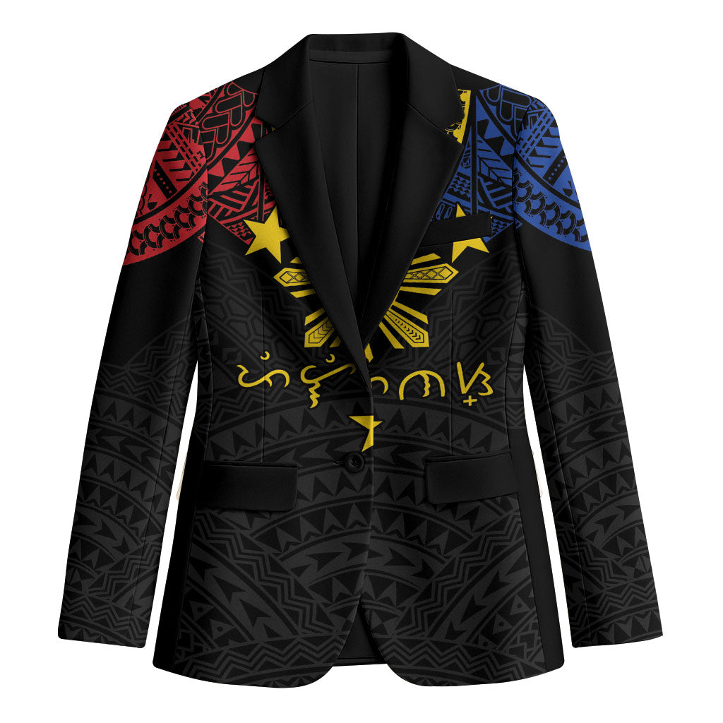 Philippines Heritage Baybayin Mix Polynesian Blazer