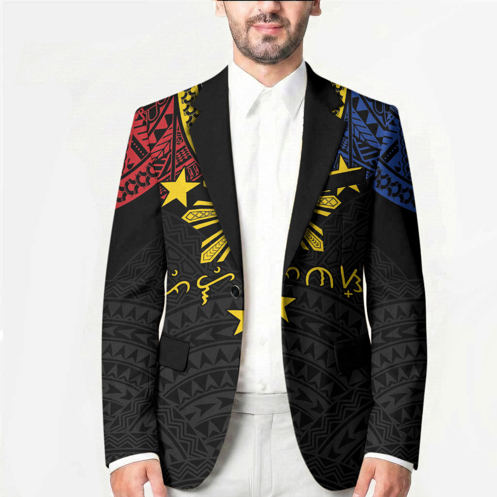 Philippines Heritage Baybayin Mix Polynesian Blazer