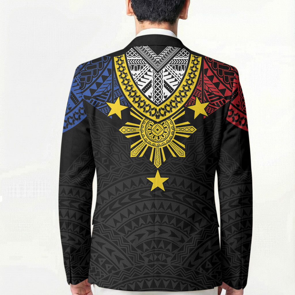 Philippines Heritage Baybayin Mix Polynesian Blazer