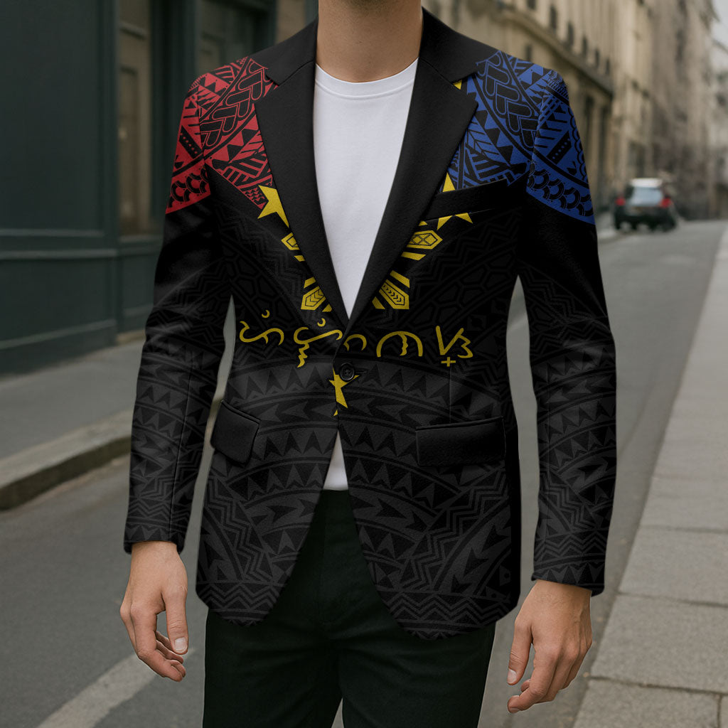 Philippines Heritage Baybayin Mix Polynesian Blazer