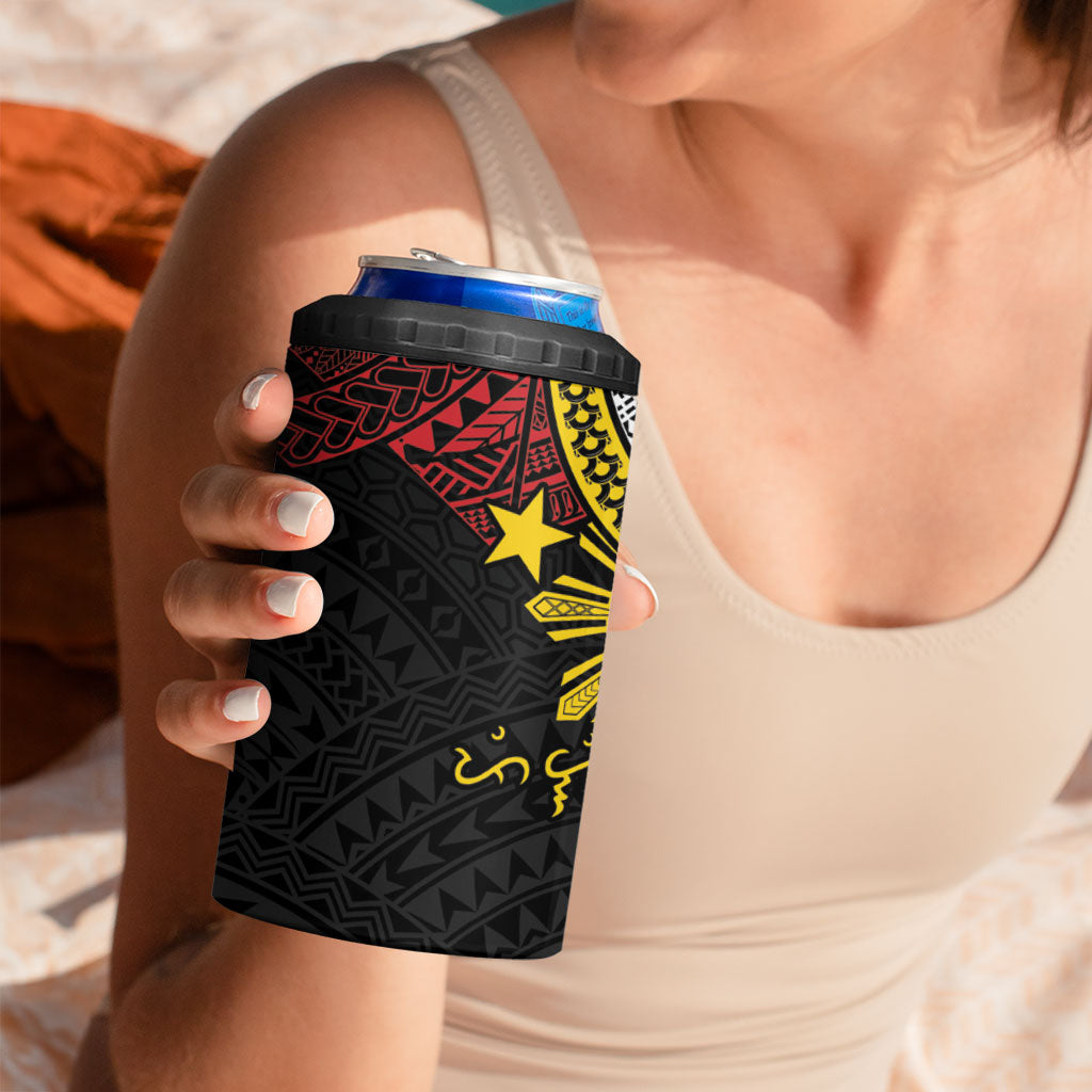 Philippines Heritage Baybayin Mix Polynesian 4 in 1 Can Cooler Tumbler