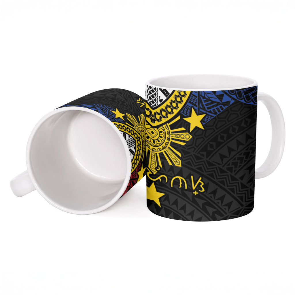 Philippines Heritage Baybayin Mix Polynesian Ceramic Mug