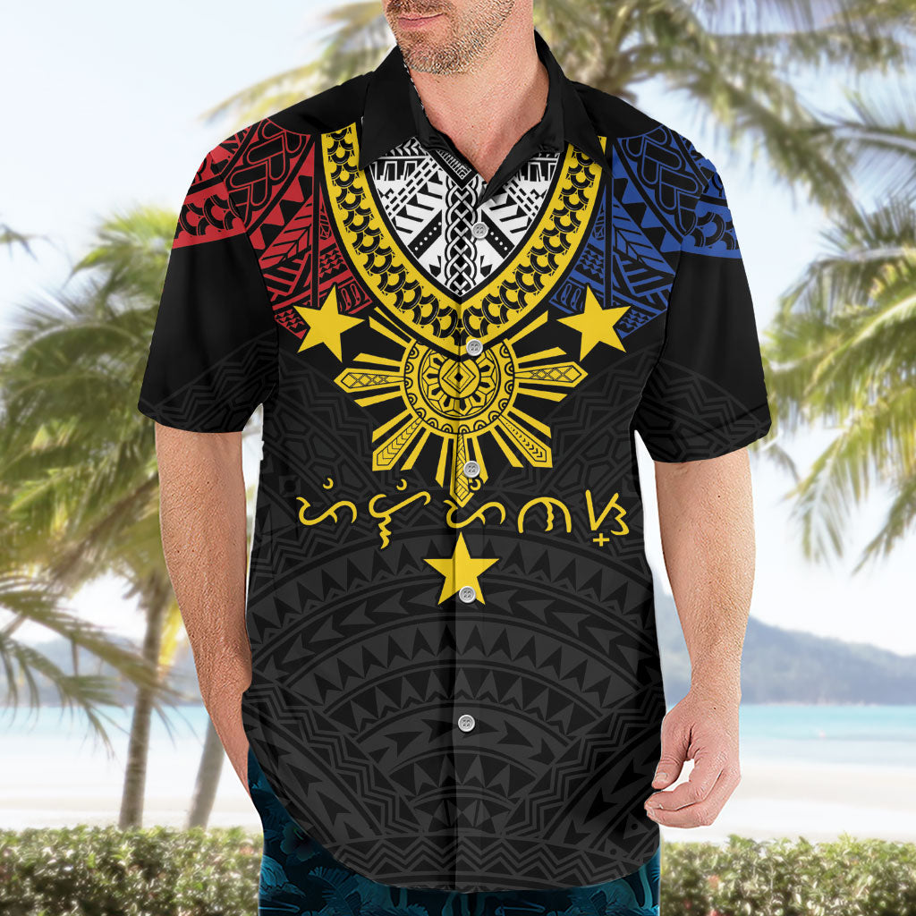 Philippines Heritage Baybayin Mix Polynesian Hawaiian Shirt