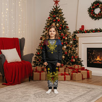 Philippines Heritage Baybayin Mix Polynesian Christmas Pajama Set