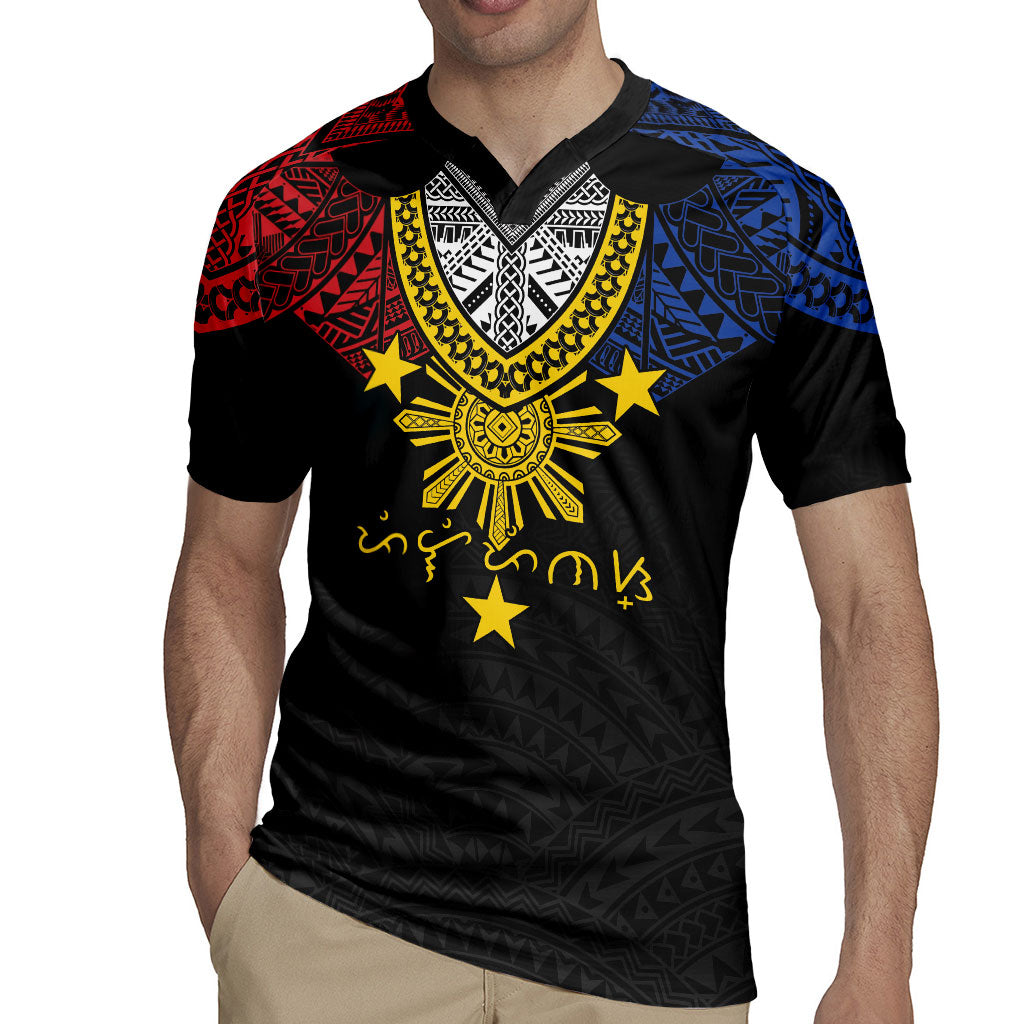 Philippines Heritage Baybayin Mix Polynesian Rugby Jersey