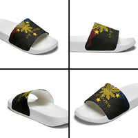 Philippines Heritage Baybayin Mix Polynesian Slide Sandals