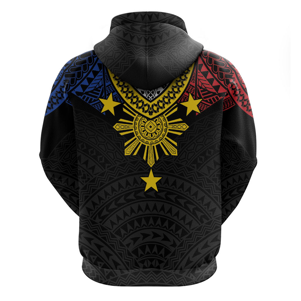 Philippines Heritage Baybayin Mix Polynesian Zip Hoodie