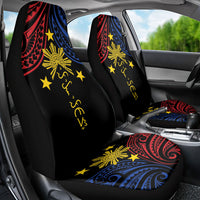 Philippines Heritage Car Seat Cover Baybayin Philipinas Sun
