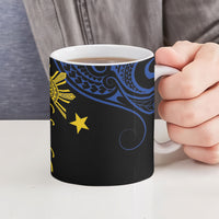 Philippines Heritage Ceramic Mug Baybayin Philipinas Sun