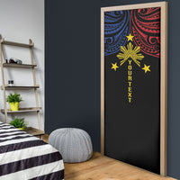 Philippines Heritage Personalized Door Cover Baybayin Philipinas Sun