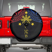 Philippines Heritage Spare Tire Cover Baybayin Philipinas Sun