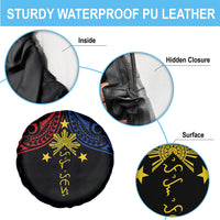 Philippines Heritage Spare Tire Cover Baybayin Philipinas Sun