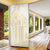 Samoa Lotu Tamaiti Mamanu Siapo Door Cover Golden Plumeria - Polynesian Pride