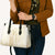 Samoa Lotu Tamaiti Mamanu Siapo Leather Bag Golden Plumeria - Polynesian Pride