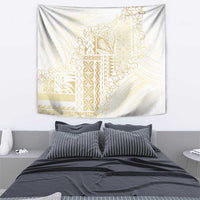Samoa Lotu Tamaiti Mamanu Siapo Tapestry Golden Plumeria LT7 - Polynesian Pride