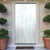 Samoa Lotu Tamaiti Mamanu Siapo Door Cover Off White Plumeria - Polynesian Pride