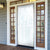 Samoa Lotu Tamaiti Mamanu Siapo Door Cover Off White Plumeria - Polynesian Pride