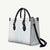 Samoa Lotu Tamaiti Mamanu Siapo Leather Bag Off White Plumeria - Polynesian Pride